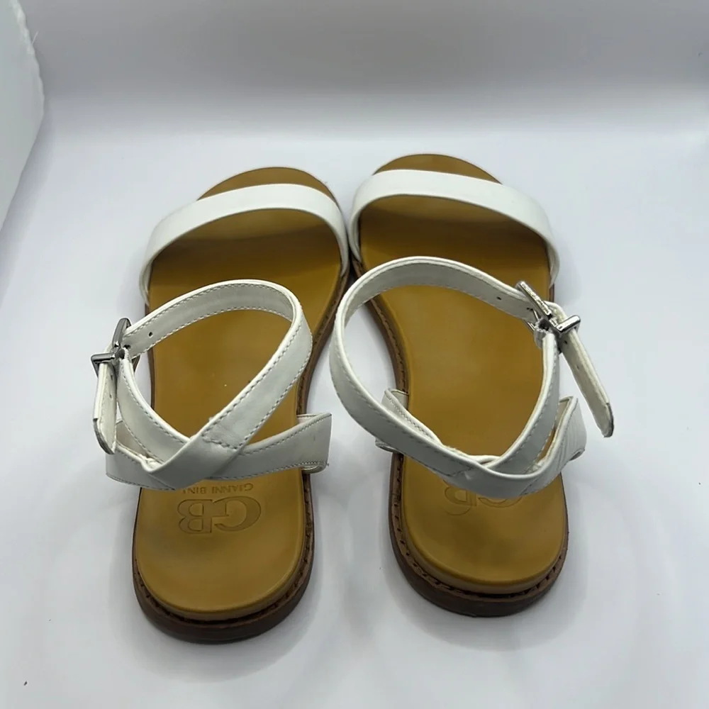 Gianni Bini White and Tan Sandals